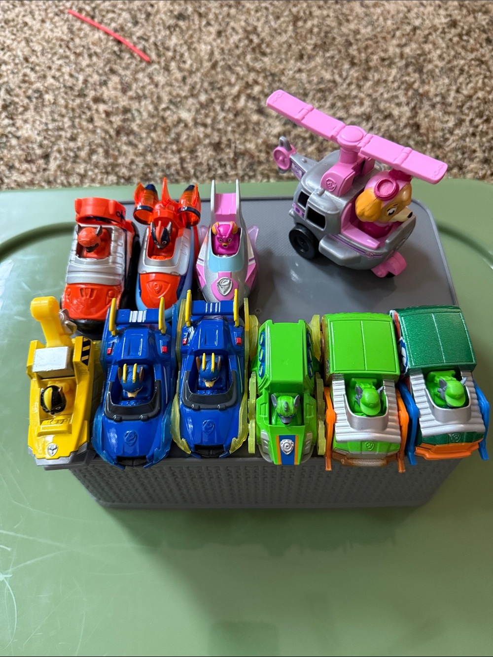 Paw Patrol Vehicle Collection - Pink, Blue, Green, Yellow, Orange, Red